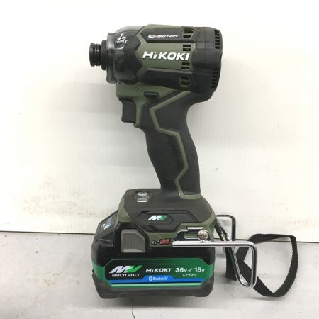  HiKOKI ハイコーキ コードレス式インパクトドライバ 36V 充電器・充電池2個・ケース付 WH36DC 2XPGSZ グリーン