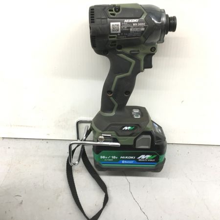  HiKOKI ハイコーキ コードレス式インパクトドライバ 36V 充電器・充電池2個・ケース付 WH36DC 2XPGSZ グリーン
