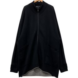 △△ Y-3 ワイスリ Oversized Zip Front Jacket オーバーサイズ ジップアップジャケット XS DQ0706 ブラック Cランク