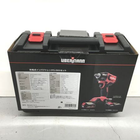  UBERMANN 充電式インパクトレンチ 　12.7mm角 5.0Ahセット UB18VIWBL50BPCG ブラック