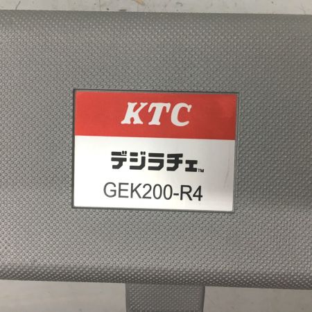  KTC ケーティーシー 京都機械工具  デジタルトルクレンチ デジラチェ GEK200-R4