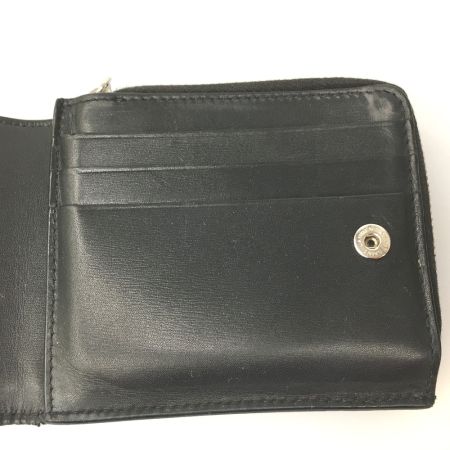  Yves Saint Laurent イブサンローラン カサンドラ Lジップ 二つ折り財布 レザー 630072 ブラック