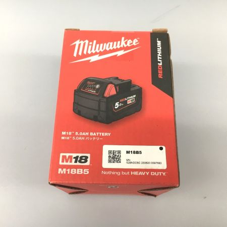  Milwaukee ミルウォーキー バッテリー  5.0AH　② M18B5