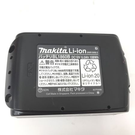  MAKITA マキタ リチウムイオンバッテリー BL1860B 18v 6.0Ah 箱付