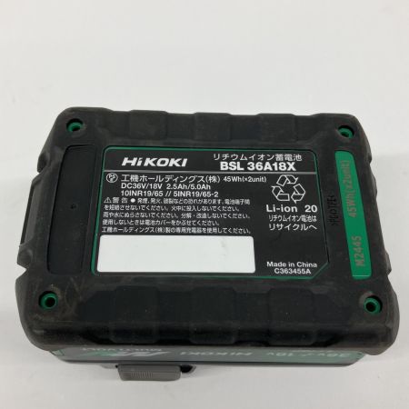  HiKOKI ハイコーキ バッテリー 36v-18v MALTI VOLT BSL36A18X  5
