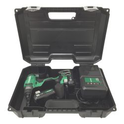 △△ HiKOKI ハイコーキ コードレス式インパクトドライバ WH12DD2LS グリーン 10.8v 充電器・充電池2個・ケース付 Aランク