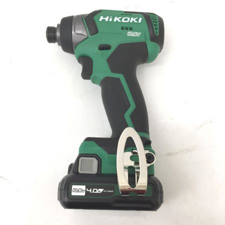  HiKOKI ハイコーキ コードレス式インパクトドライバ WH12DD2LS グリーン 10.8v 充電器・充電池2個・ケース付