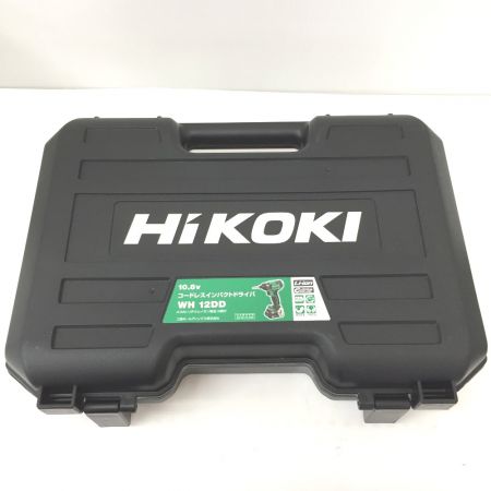  HiKOKI ハイコーキ コードレス式インパクトドライバ WH12DD2LS グリーン 10.8v 充電器・充電池2個・ケース付