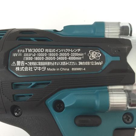  MAKITA マキタ コードレスインパクトレンチ TW300D ブルー 18v 本体のみ