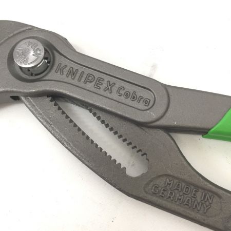 KNIPEX クニペックス ウォーターポンププライヤー コブラ 8701250 グリーン 限定カラー