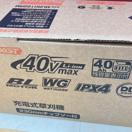  MAKITA マキタ 40V　充電式草刈機　チップソー付き　 MURO15GRM