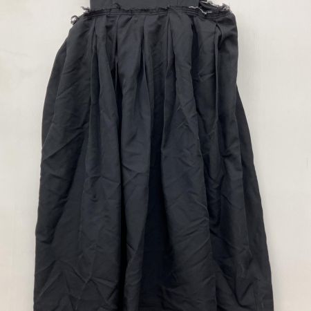  COMME des GARCONS コムデギャルソン 前後アシンメトリーワンピース AD2023 ダメージ加工 1M-A001 ブラック