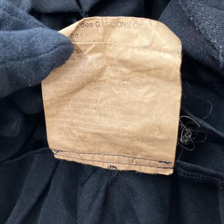  COMME des GARCONS コムデギャルソン 前後アシンメトリーワンピース AD2023 ダメージ加工 1M-A001 ブラック