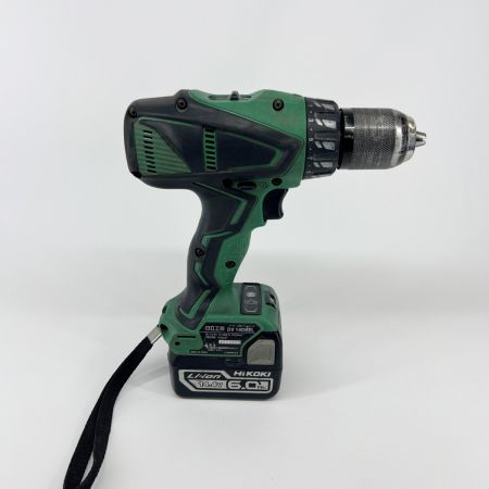  HITACHI 日立 ドライバドリル 充電池1個付 コードレス式 14.4v 6.0Ah DV14DBEL グリーン