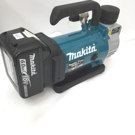  MAKITA マキタ コードレス真空ポンプ VP180D グリーン 18v 6.0Ah 充電器・充電池1個・ケース付