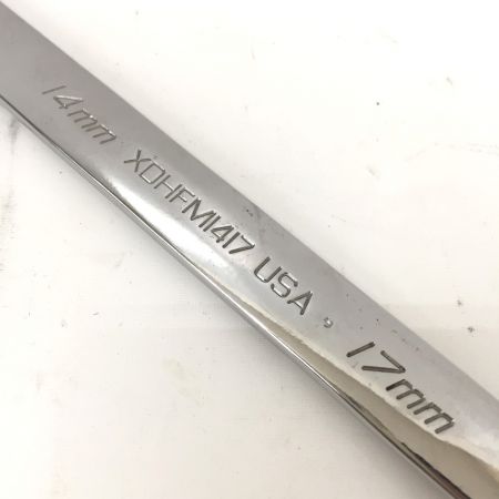  Snap-on スナップオン 両口メガネレンチ XDHFM1417 14ｍｍ-17ｍｍ