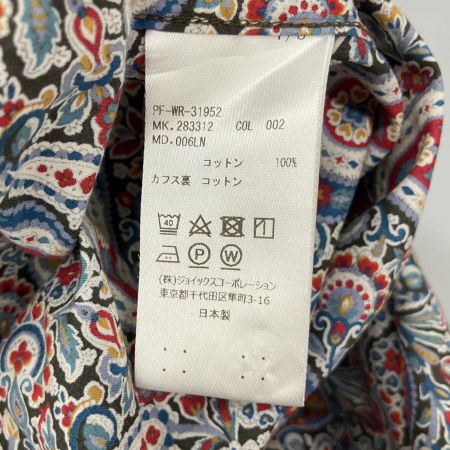  Paul Smith ポールスミス ペイズリー×花柄 シャツ Lサイズ