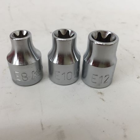  ko-ken 3/8SQ ソケットセット レンチ付 3244 レッド