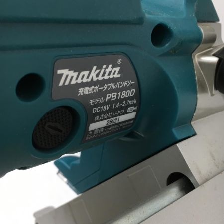  MAKITA マキタ 18V充電式バンドソー PB180D ブルー 本体のみ サビ有