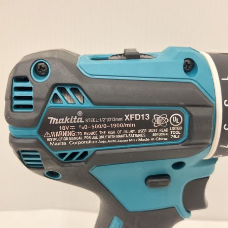  MAKITA マキタ 18V　充電式ドライバドリル　ドリルドライバー　本体のみ XFD13 ブルー