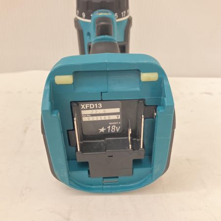  MAKITA マキタ 18V　充電式ドライバドリル　ドリルドライバー　本体のみ XFD13 ブルー