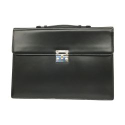 △△ Ferragamo フェラガモ レザー ブリーフケース　ビジネスバッグ 24 8007 ブラック Cランク