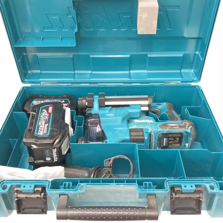  MAKITA マキタ 20mm 40V充電式　ハンマドリル SDSプラス　DX16集塵システム BL4050F×2・ケース付 HR010G グリーン