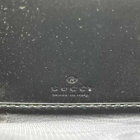  GUCCI グッチ グッチシマ ラウンド長財布 307987･0959 ブラック