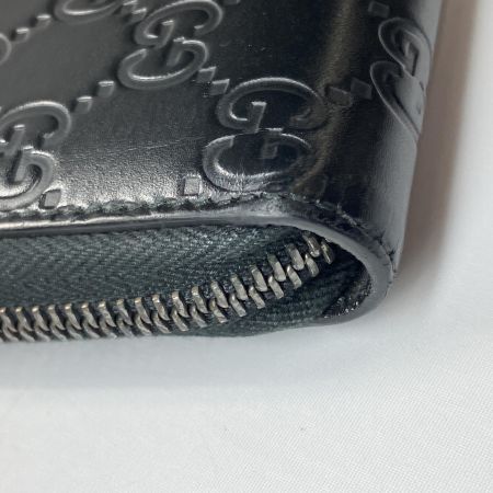  GUCCI グッチ グッチシマ ラウンド長財布 307987･0959 ブラック