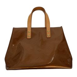 △△ LOUIS VUITTON ルイヴィトン ハンドバッグ  リードPM　モノグラム・ヴェルニ　ブロンズ M91146 Bランク