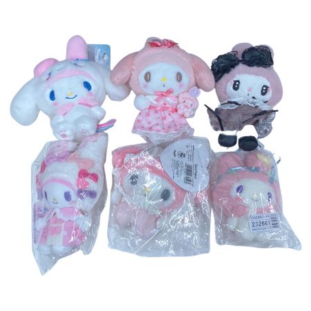   マイメロディ 私の小さな宝物他6点セット マスコット　ぬいぐるみ