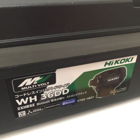  HiKOKI ハイコーキ 充電式インパクトドライバ WH36DD グリーン マルチボルト対応 36V 付属品完備