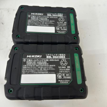  HiKOKI ハイコーキ 充電式インパクトドライバ WH36DD ブラック マルチボルト対応 36V 付属品完備