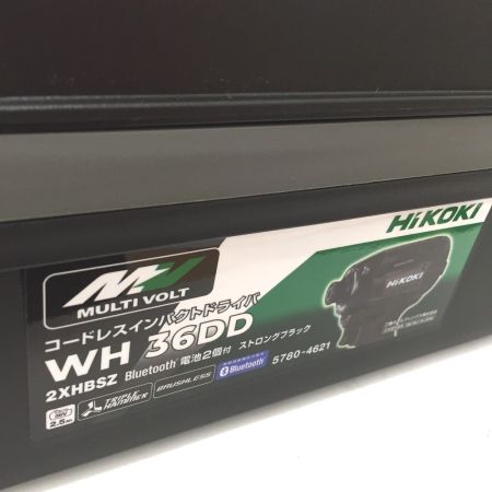  HiKOKI ハイコーキ 充電式インパクトドライバ WH36DD 2XHBSZ ブラック マルチボルト対応 36V 付属品完備