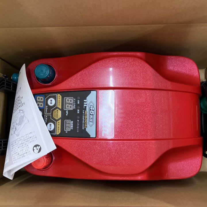 中古】【店頭引取限定】MAKITA マキタ 高圧コンプレッサ 赤 AC500XLR