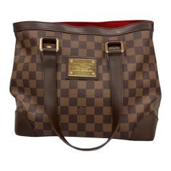 △△ LOUIS VUITTON ルイヴィトン ハンドバッグ  ダミエ ハムステッドPM  N51205 ブラウン Bランク