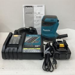 △△ MAKITA マキタ 125mm充電式オービットサンダ 充電器・14.4v充電池×1個セット BO140DRF Bランク