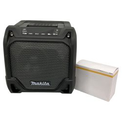 △△ MAKITA マキタ 充電式スピーカー ACアダプタ付 MR202 ブラック Aランク