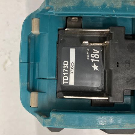  MAKITA マキタ 充電式インパクトドライバー 18v 充電器・充電池1個・ケース付  TD173D
