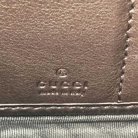 GUCCI グッチ グッチシマ ラウンドファスナー長財布 レザー 323397 ブラウン