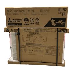 △△ MITSUBISHI ミツビシ 2025年製　ピュアホワイト ズバ暖霧ヶ峰 KXVシリーズ MSZ-KXV4025S Sランク