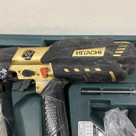  HITACHI 日立 41mm　高圧ねじ打ち機  ケース付 WF4H3 ゴールド×ブラック