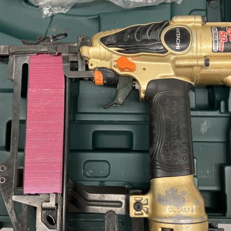  HITACHI 日立 高圧フロア用タッカ ケース付 N5004HMF ゴールド