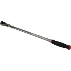 △△ Snap-on スナップオン 1/2(12.7mm) ロングフレックスロック ラチェット ソフトグリップ SHLX80A レッド Aランク