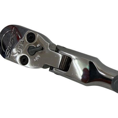  Snap-on スナップオン 1/2(12.7mm) ロングフレックスロック ラチェット ソフトグリップ SHLX80A レッド