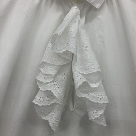  TAO COMME des GARCONS フリル ブラウス S AD2022 スキッパー  TK-B008 ホワイト