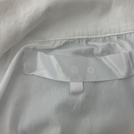  TAO COMME des GARCONS フリル ブラウス S AD2022 スキッパー  TK-B008 ホワイト