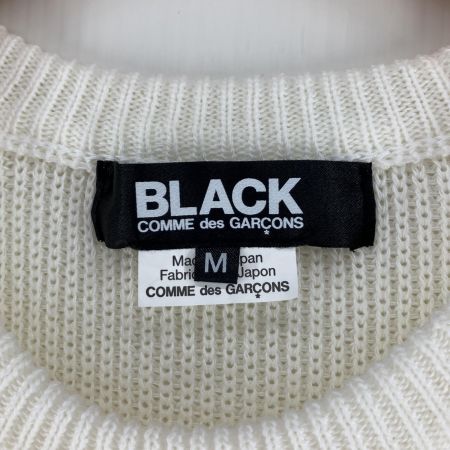  BLACK COMME des GARCONS アクリルニット AD2023 M  1M-N004 ホワイト