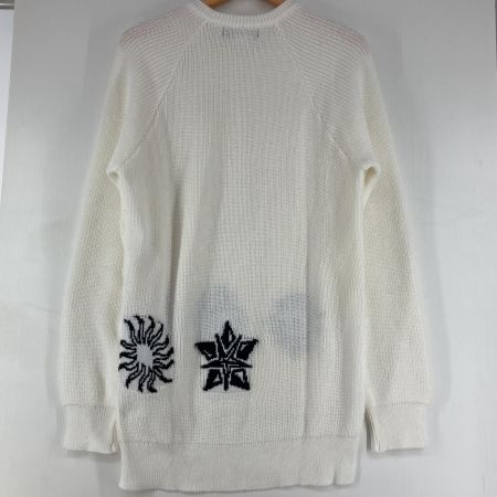  BLACK COMME des GARCONS アクリルニット AD2023 M  1M-N004 ホワイト