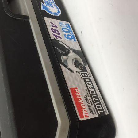  MAKITA マキタ 充電式インパクトドライバ TD171D ブラック 18v ケース・充電器・バッテリー付